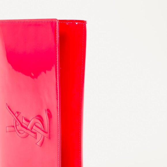 Saint Laurent Belle de Jour Clutch Pink Patent Leather Clutch - Picture 5 of 10